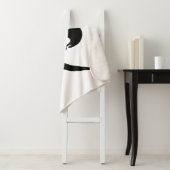 Pirate Flag Skull gekruist zwaarden Sherpa Deken (In situ)