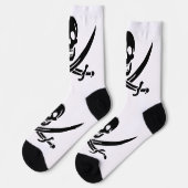 Pirate Flag Skull gekruist zwaarden Sokken (Links)