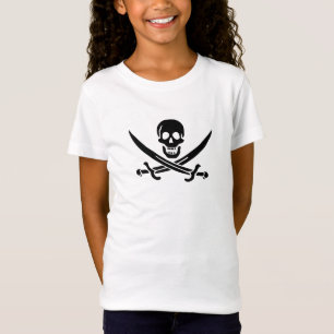 Pirate Flag Skull gekruist zwaarden T-shirt