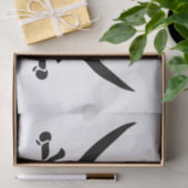 Pirate Flag Skull gekruist zwaarden Tissuepapier (Geschenk)