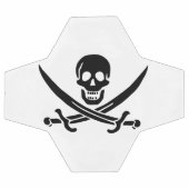 Pirate Flag Skull gekruist zwaarden Voetbal (Enkel)