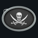 Pirate Flag van Calico Jack Gesp<br><div class="desc">Pirate Flag van Calico Jack Belt Buckle</div>