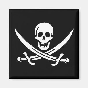 Pirate Flag van Calico Jack Magneet