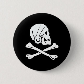 Pirate Flag van Henry Elke Ronde Button 5,7 Cm