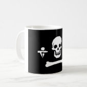 Pirate Flag van Stede Bonnet Koffiemok (Voorkant links)