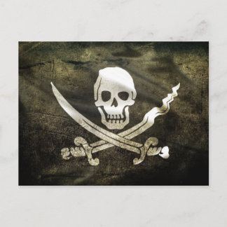 Pirate Flag, vlag van Piraten Briefkaart