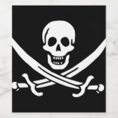 Pirate Flag Wijn Etiket (Enkel label)