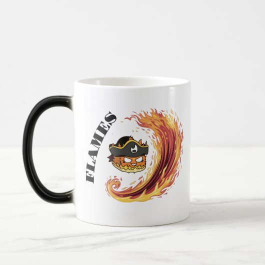 Pirate Flames mok – Vurige Swashbuckling Design (Links)