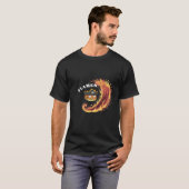 Pirate Flames T-Shirt – Vurige Swashbuckling Desig (Voorkant volledig)