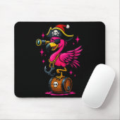 Pirate Flamingo Adventure Map Jolly Roger Hallowee Muismat (Met muis)