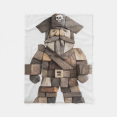 PIrate Fleece Deken (Voorkant)
