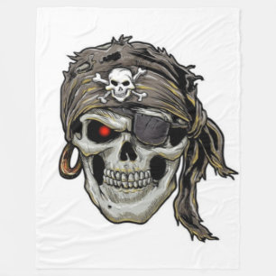 PIRATE FLEECE DEKEN