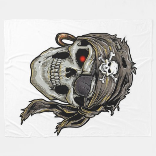 PIRATE FLEECE DEKEN (Voorkant (Horizontaal))