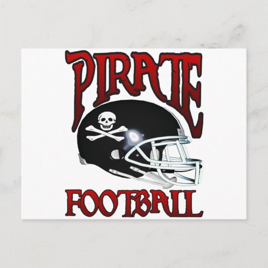 PIRATE FOOTBALL BRIEFKAART (Voorkant)