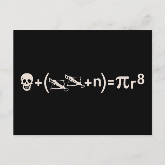 Pirate Formula Briefkaart (Voorkant)