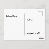 Pirate Franse Bulldog Verjaardagsfeest Briefkaart (Achterkant)