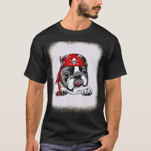 Pirate French Bull dog Love T-shirt