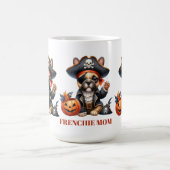 Pirate French Bulldog Halloween Frenchie Mom Koffiemok (Center)