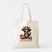 Pirate French Bulldog Halloween Frenchie Mom Tote Bag (Achterkant)