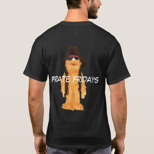 pirate fridays mannen t-shirt (Achterkant)