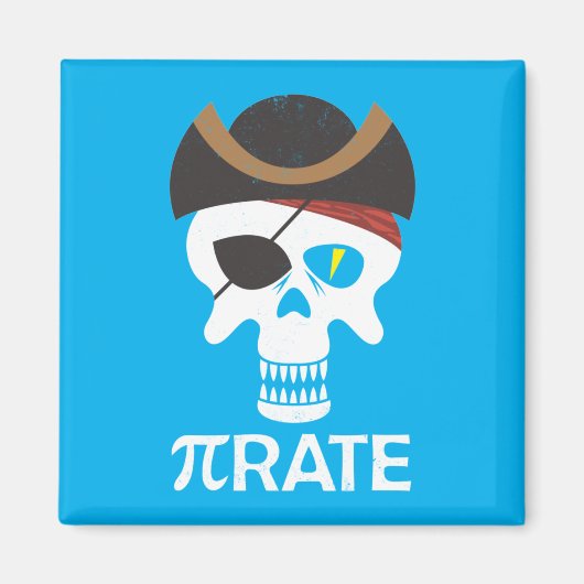 PiRate Funny Pi Day Wiskunde Magneet (Voorkant)