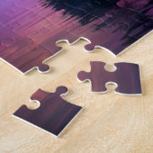 Pirate Galleon onder de spookachtige sterren Legpuzzel (Zijkant)