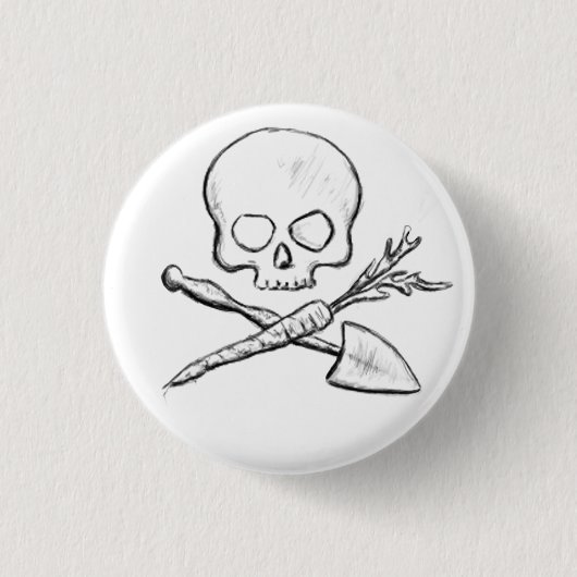 Pirate Gardener Pins Ronde Button 3,2 Cm (Voorkant)