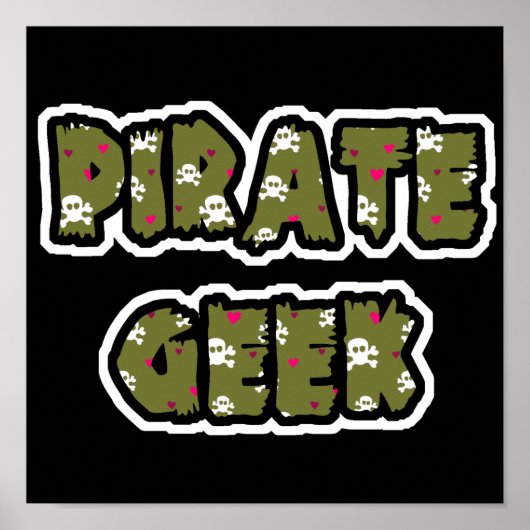 Pirate Geek Poster (Voorkant)