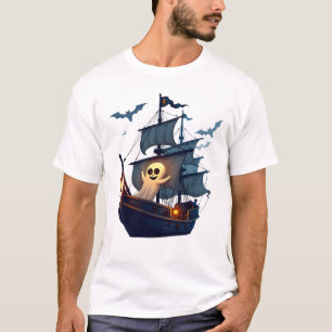 Pirate Geest Schip � Eng Halloween T-shirt