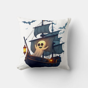 Pirate Geesterschip � Eng Halloween T-shirt Kussen