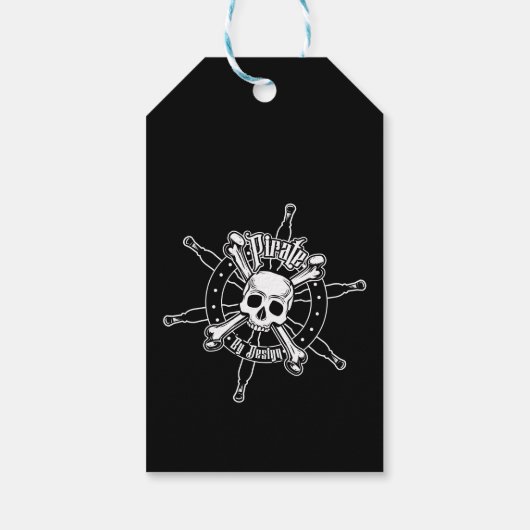 Pirate Gift Label Cadeaulabel (Achterkant)