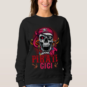 Pirate Gigi Halloween Skull Pirate Kostuum Familie Trui