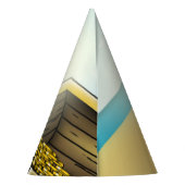 Pirate Girl Birthday Party Pet Feesthoedjes (Achterkant)