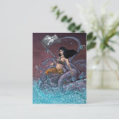 Pirate Girl Briefkaart (Staand voorkant)