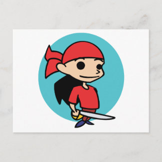 Pirate Girl Briefkaart