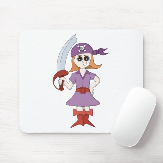 Pirate Girl Muismat (Met muis)