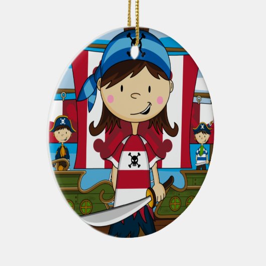 Pirate Girl Ornament (Rechts)