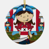 Pirate Girl Ornament (Voorkant)