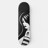 Pirate Girl Skateboard Deck (Voorkant)