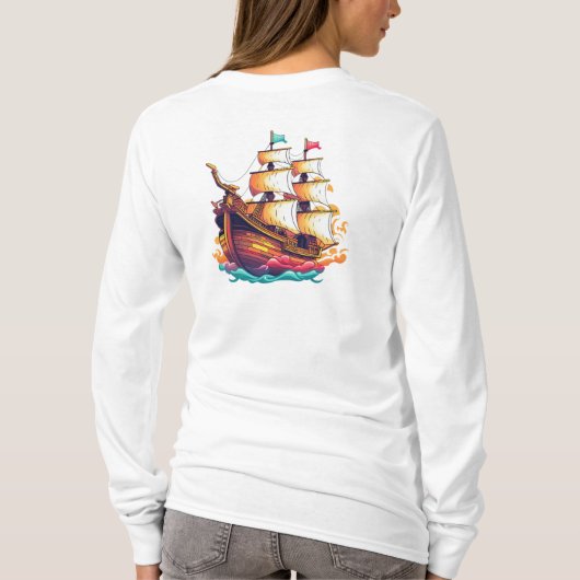 Pirate Girl T-shirt (Achterkant)