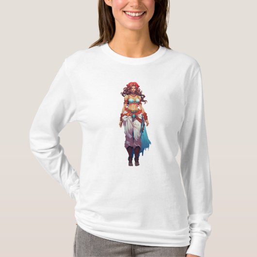Pirate Girl T-shirt (Voorkant)