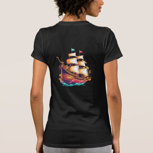 Pirate Girl T-shirt (Achterkant)