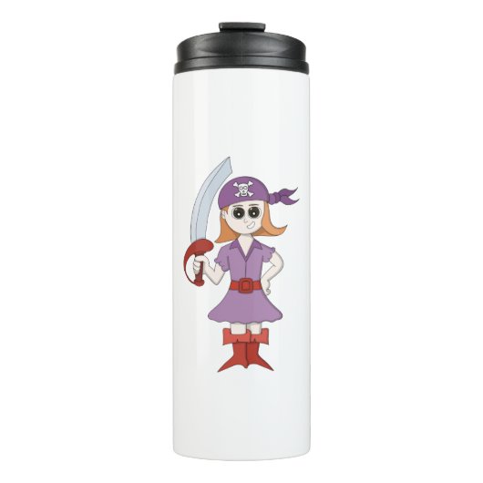 Pirate Girl Thermosbeker (Voorkant)