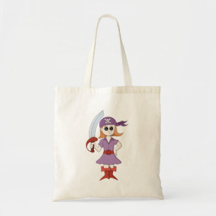 Pirate Girl Tote Bag