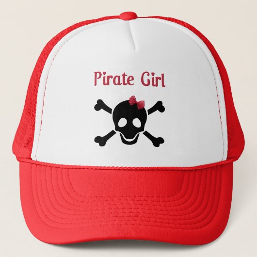 Pirate Girl Trucker Pet (Voorkant)