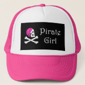 Pirate Girl Trucker Pet (Voorkant)