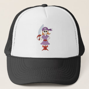 Pirate Girl Trucker Pet