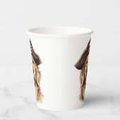 Pirate Golden Retriever Hond Schedel Papieren Bekers (Rechts)