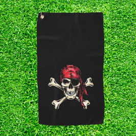 Pirate Golf Gift Golfhanddoek