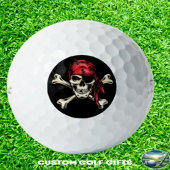 Pirate Golf Gift Golfhanddoek